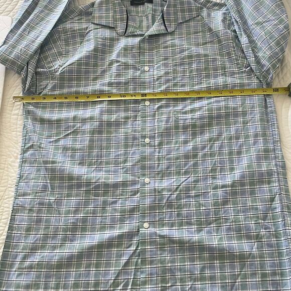 Tommy Hilfiger Mens Shirt L Multicolored Plaid Regular Fit Wrinkle Free Stretch - Picture 8 of 10